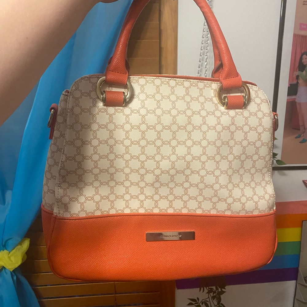 Orange Ivanka Trump purse